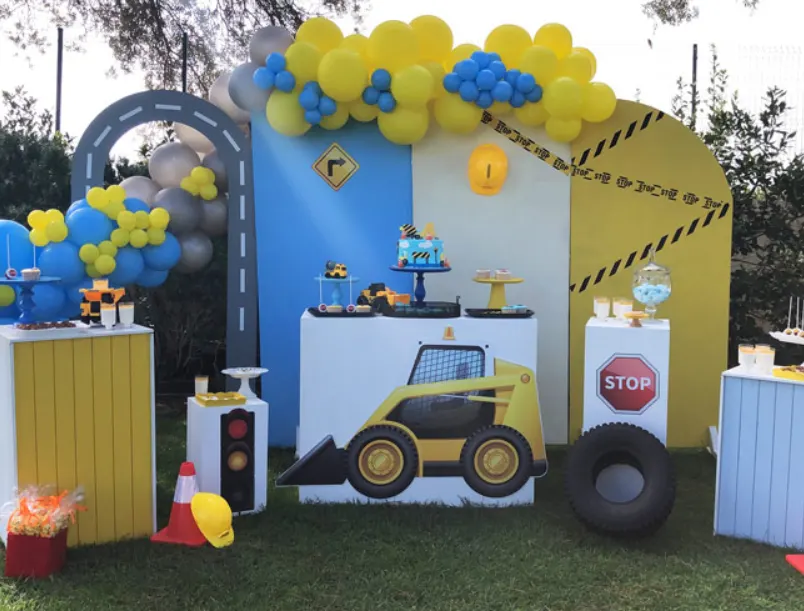 Decoração tema Carros e Construções